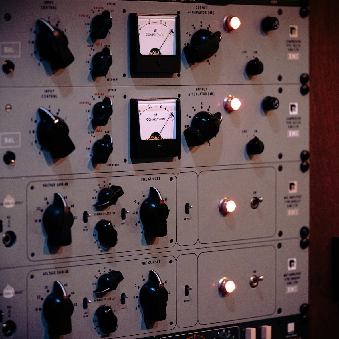 The front end at Boulevard Recording